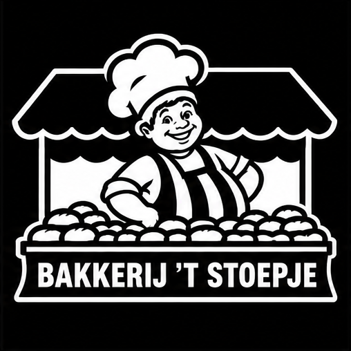 Maatwerk bakfiets design voor Bakkerij 't Stoepje met bakker en kraam op een Urban Arrow bakfiets