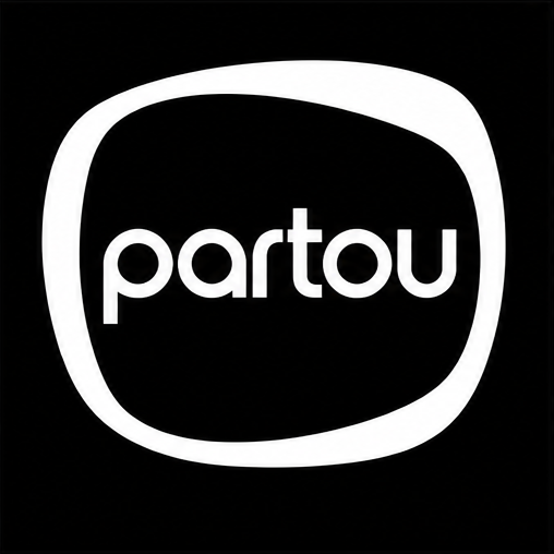 Partou logo als maatwerk bakfiets sticker op een Urban Arrow bakfiets