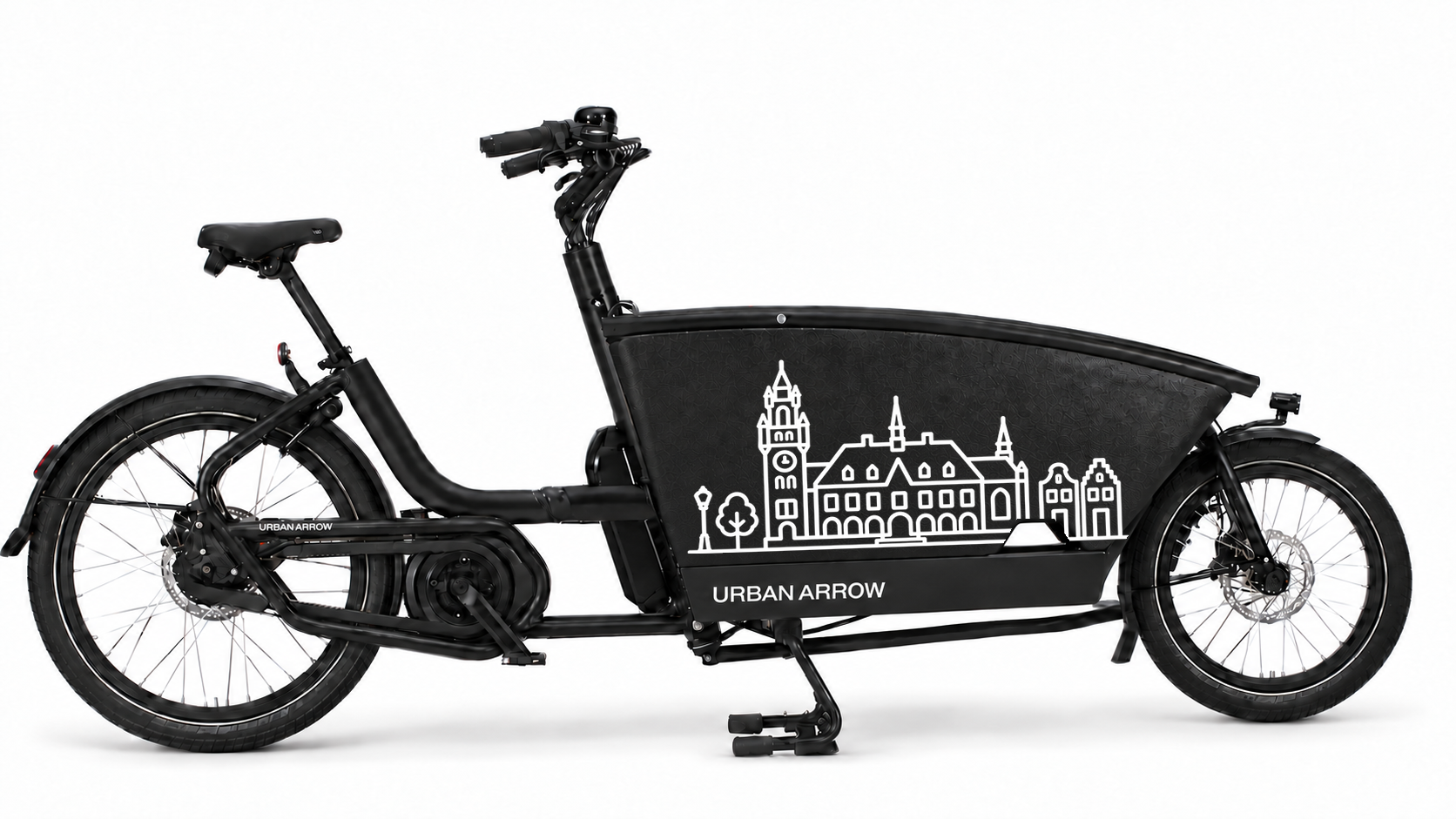 Den Haag bakfiets design Vredespaleis Den Haag in 70 × 37 cm op de bak