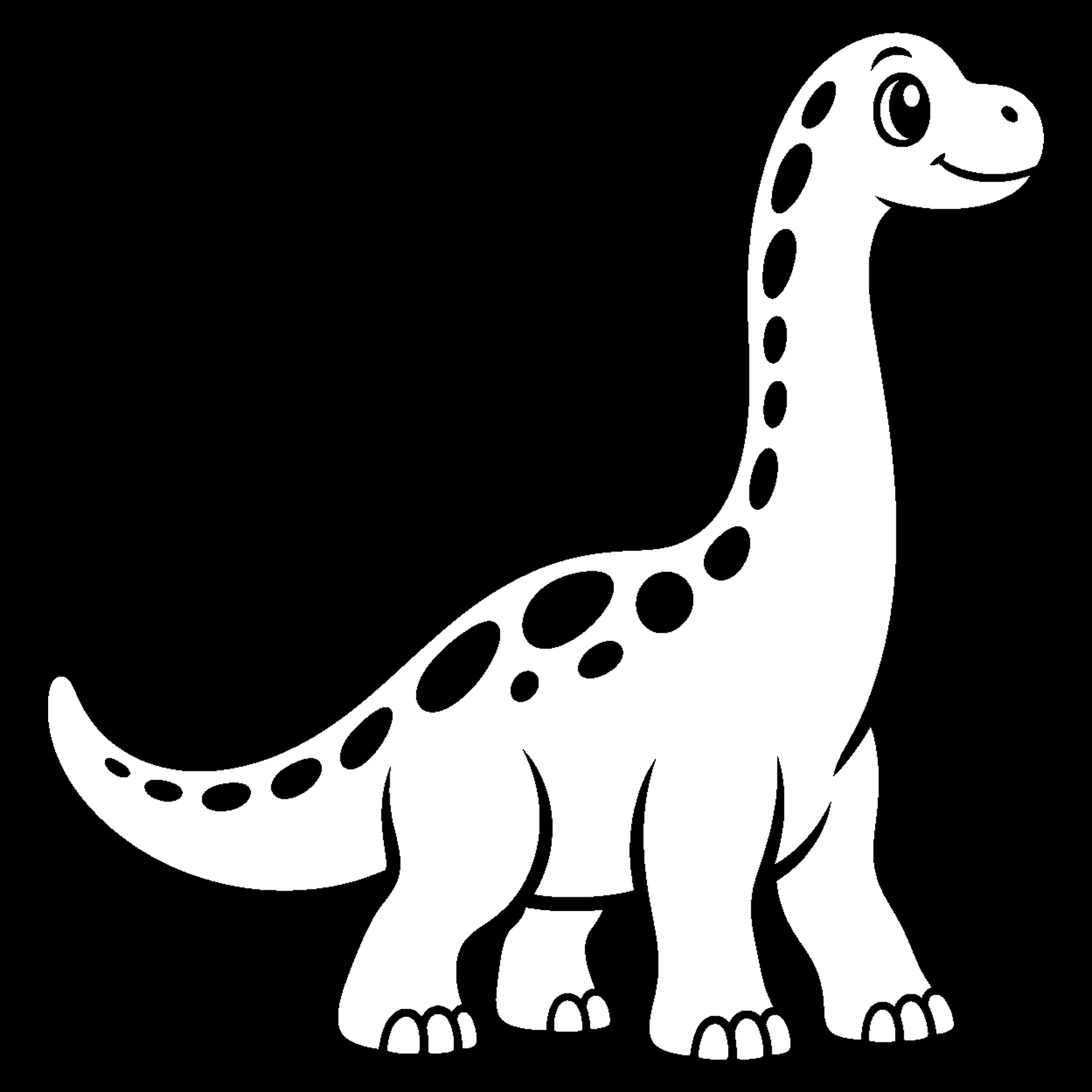 Premium bakfiets sticker Dieren: Brachiosaurus 1 - Brachiosaurus, Dinosaurus, Dino, Oertijd - het ontwerp