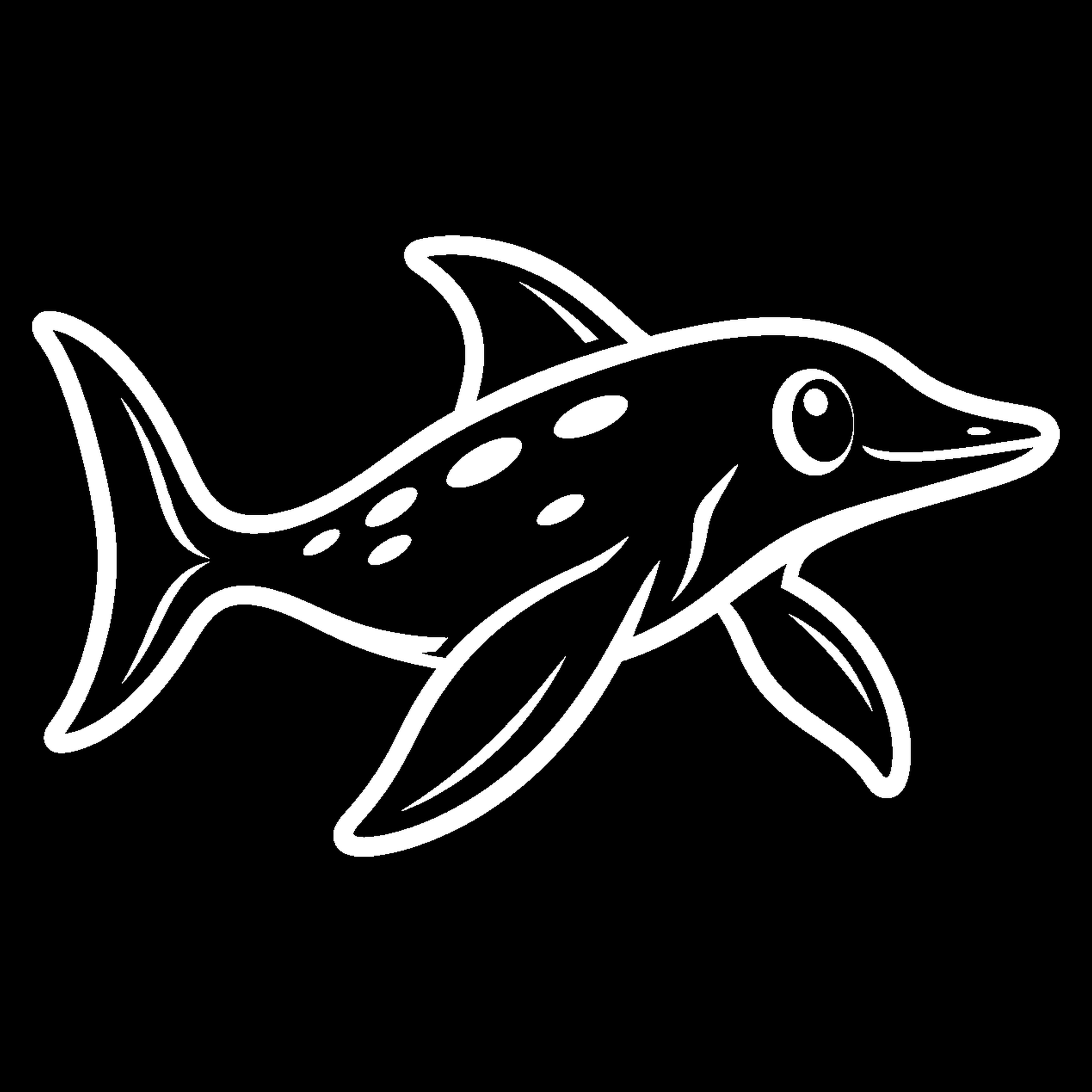 Premium bakfiets sticker Dieren: Ichthyosaurus 2 - Ichthyosaurus, Dinosaurus, Dino, Oertijd - het ontwerp