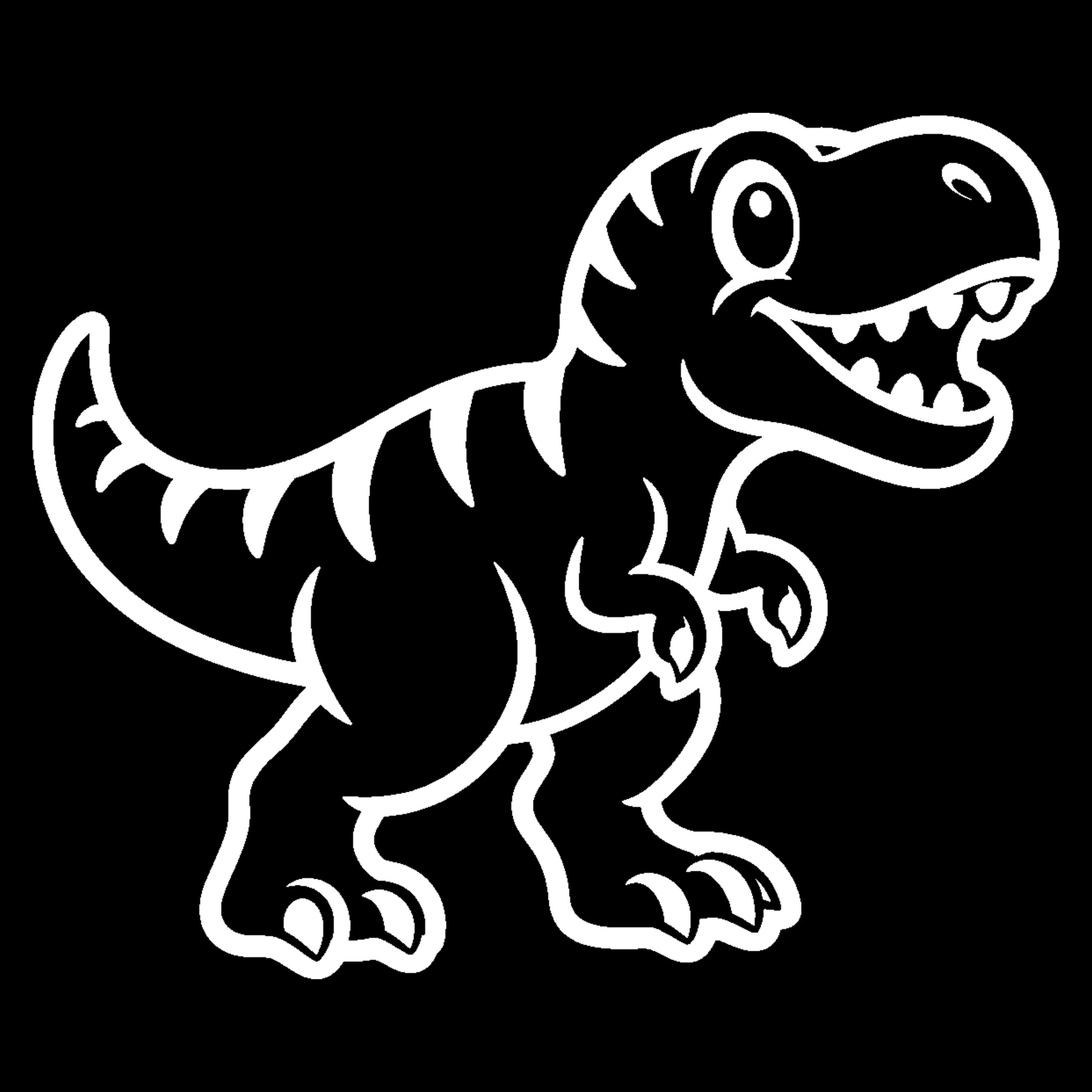 Premium bakfiets sticker Dieren: T-Rex 2 - T-Rex, Dinosaurus, Dino, Oertijd - het ontwerp